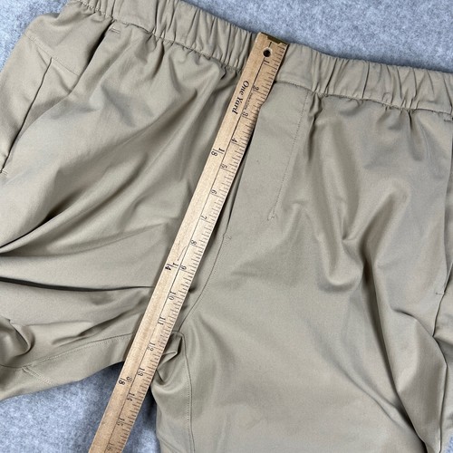 Lululemon ABC Warpstreme Pull On Pants Stretch Large Mens Beige Active M5ALNS - Picture 5 of 8