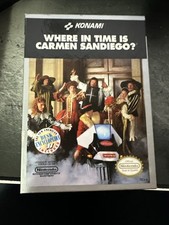 Where in Time is Carmen San Diego CIB NES (Nintendo Entertainment System, 1991)