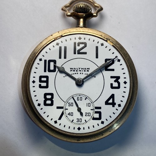 1941 Waltham Vanguard Railroad Grade 16s 23 Jewels A6P Men's Pocket Watch Runs - Picture 9 of 14
