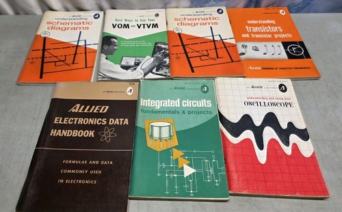 🔥 Vtg Allied Radio Corporation Publications Learning Guides 60-70s Circuits - Bild 1 von 22
