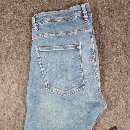 Jeans skinny uomo Zara anni 90 32x31 denim elasticizzato classico preppy retrò Europa 675 - Foto 7 di 24