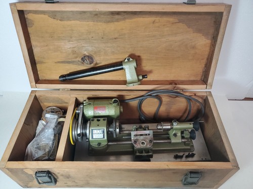 Unimat SL 1000 Mini Lathe Metalworking Power Tool & Wooden Case Austria - Picture 21 of 23