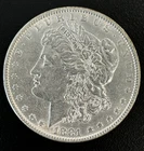 1881 MORGAN DOLLAR CHOICE AU SLIDER