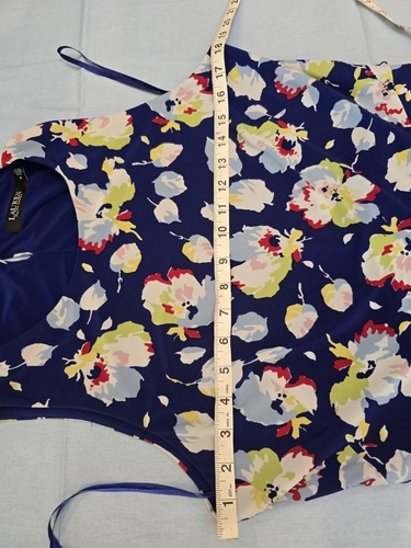 Ralph Lauren Black Label Maxikleid 12 blau rot grün weiß Blumen Workwear - Bild 9 von 13