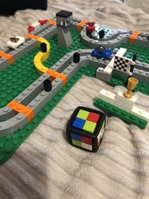 Lego Set 3839  - Race 3000 Game - Complete w/Instructions, Box