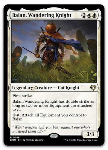 Balan, Wandering Knight #16 (NM) Commander Masters CMM Magic MTG - Bild 1 von 2