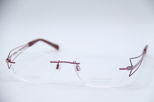 NEW CHARMANT TITANIUM PERFECTION CH10956 ROSE AUTHENTIC EYEGLASSES 51-18 - 第 1/4 張圖片