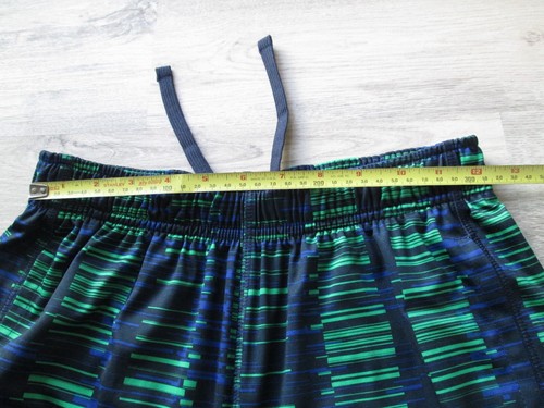 ❤ Nike boys Dri-Fit shorts XL elastic waist drawstring blue green - Picture 6 of 22