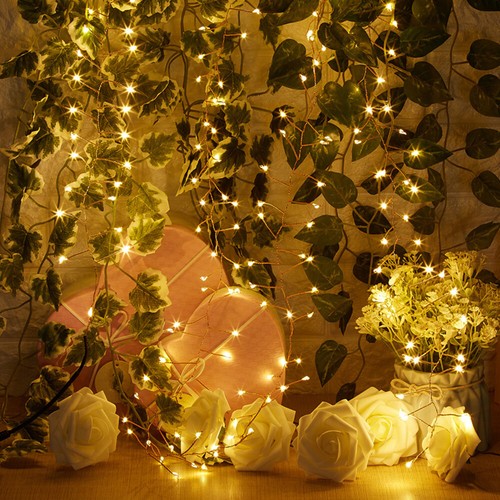2M 100LED Firecracker Fairy Lights Christmas Cluster Starry String Lights USB - Picture 21 of 23