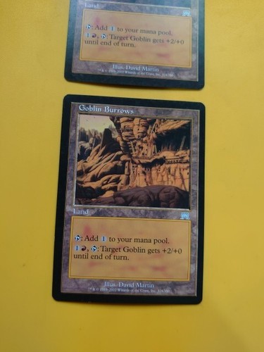 Goblin Burrows x2 Onslaught Land Magic the Gathering 2 Card. - Picture 5 of 6