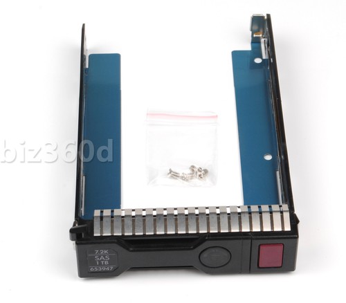 4pcs 3.5" SAS/SATA HDD Drive Tray Caddy 651314 For HP G8 G9 DL380P DL388 DL360P - Picture 6 of 8