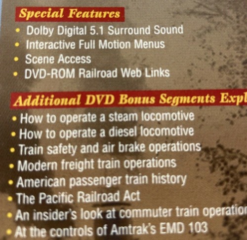 Great Trains of America: 2 pack Gift Boxed Set (DVD, 2000, 2-Disc Set) - Imagen 9 de 12