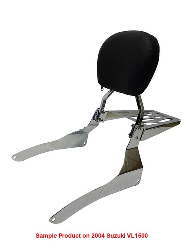 NEW Universal Contoured Backrest Pad for Motorcycles Sissy Bar - Picture 6 of 6