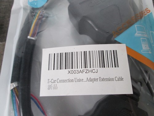 2 OBD / OBD II Opening Cables 16 Pin Female Extension Connector Diagnostic J1962 - Picture 3 of 6