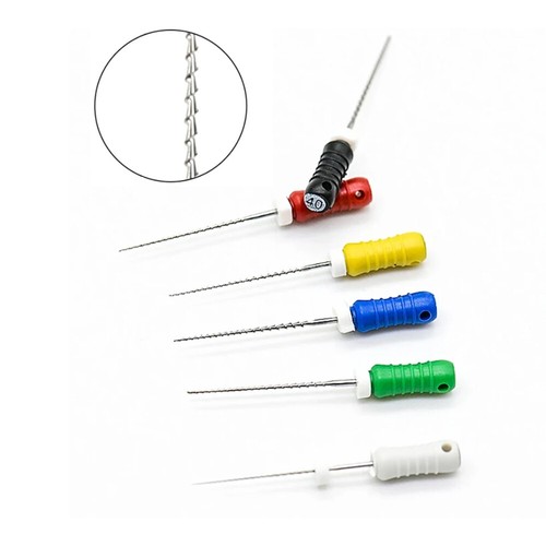 6 Stck./Packung Dental Edelstahl H-Feile 21/25 mm endodontischer Wurzelkanal Handgebrauch - Bild 7 von 23