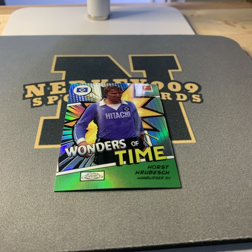 2022-23 Topps Chrome Bundesliga Wonders of Time Horst Hrubesch Case Hit SSP - Picture 4 of 6