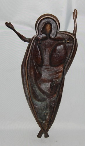 XL Relief, Jesus der Auferstandene, Aufersethung, Ostern, Bronze, Figur Religion - Picture 2 of 2