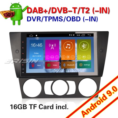 9" Android 9.0 Autoradio DAB+GPS Wifi Canbus SWC BMW 3er E90 E91 E92 E93 M3 Navi - Bild 1 von 12