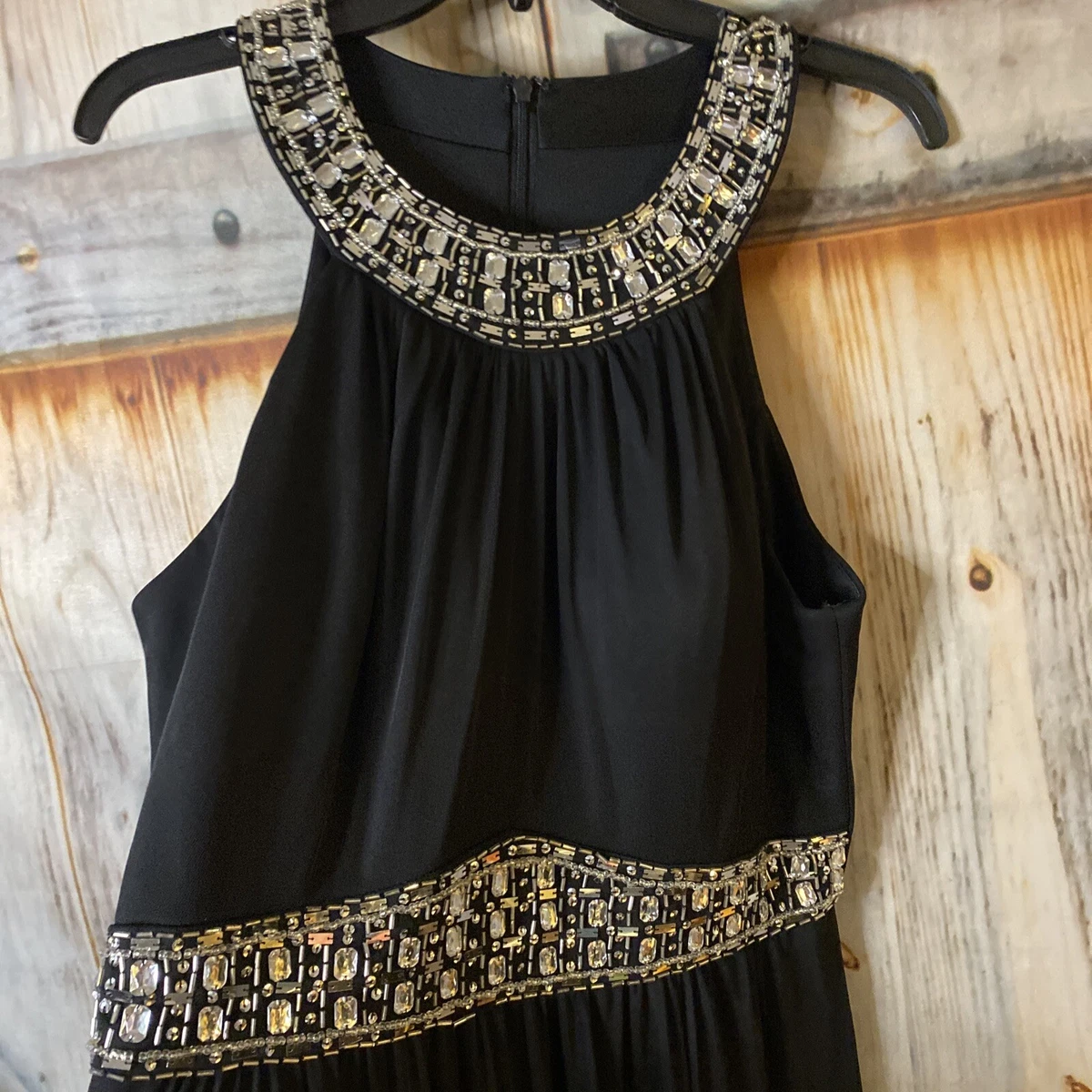 Roman black and gold clearance dress
