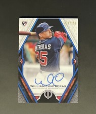 2021 Topps Tribute William Contreras Rookie Auto /150 Blue #TA-WC