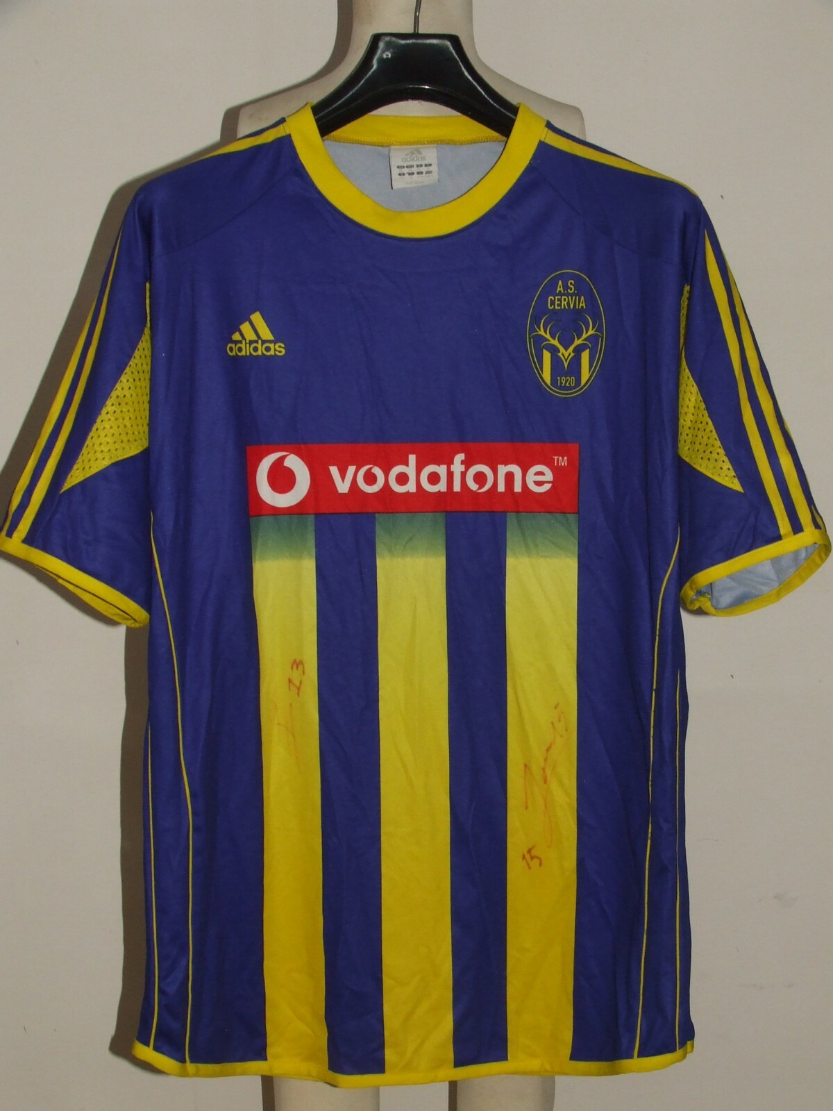 Soccer Jersey Trikot Maillot Camiseta Sport Cervia Signed Size XL Soccer Jersey Trikot Maillot Camiseta Sport Cervia Signed Size XL