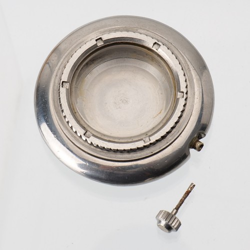 Vintage 70er Jahre Aquadive 1000 Caribbean Triple-Safe Taucheruhrengehäuse mit Krone