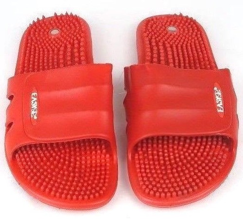 Damen Massage weiche Gummi Hausschuhe Pantoletten Sandalen Größen 5-10 Neu - Bild 2 von 9