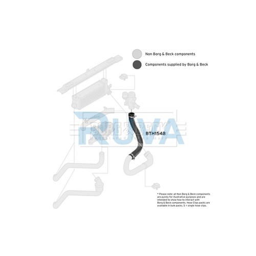 Passend für Ford Transit 2000-2006 Transit Tourneo 2002-2006 Ruva Turbo Schlauch #2 - Bild 3 von 8