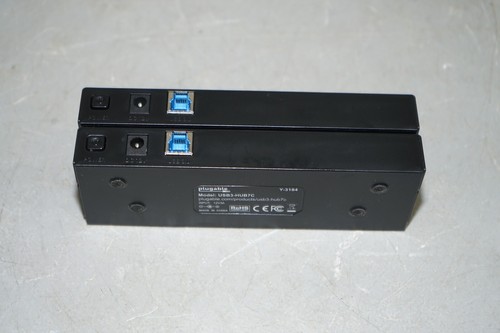 ^ Lot 2x Plugable 7 Port USB 3.0 Hub USB3-HUB7C #X4567 - Picture 3 of 4