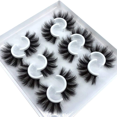 6 Pairs Fluffy False Eyelashes Natural Faux Mink Strip 3D Lashes Pack (MDF-12) - Bild 11 von 12