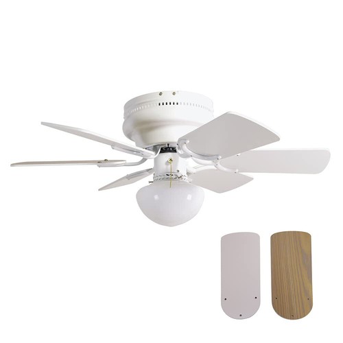 157321 Atrium 30-Inch LED Ceiling Fan in White
