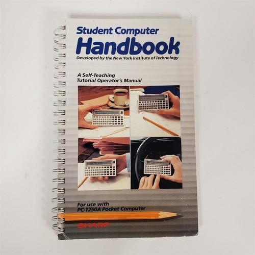 Seltenes Schüler Computer Handbuch zur Verwendung mit Sharp PC1250A Taschencomputer - Bild 1 von 5