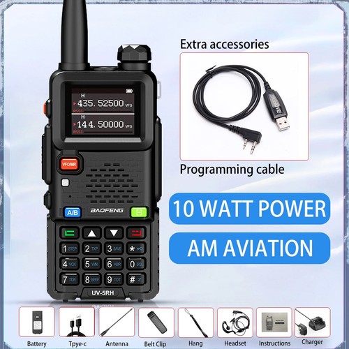 Two Way Radio FM Air Band Scrambler Encrypt DTMF Tone Wireless Communication New - Zdjęcie 33 z 34