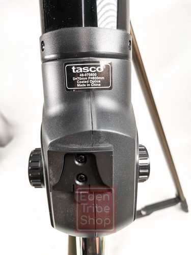 Vintage Tasco 70x 800mm Spacestation Telescope #49070800 w/ Accessories As Shown - Picture 5 of 19