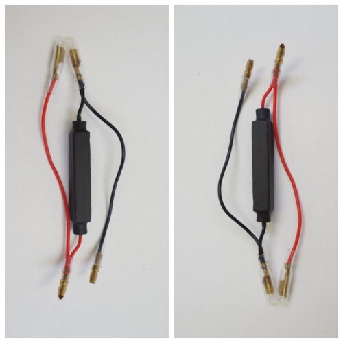 RC10 2 RESISTENZE per FRECCE a LED da 10 WATT 10 Ω MASH ITALIA Black Seven 250 - Foto 1 di 1