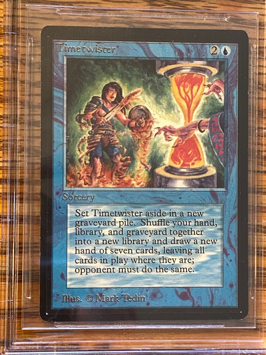 Timetwister Beta x 1 MTG BGS 9/8.5/8.5/8.5 NM/MT+ It's A Timetwister Beta x 1 MTG BGS 9/8.5/8.5/8.5 NM/MT+ It's A