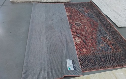 RED / NAVY 8'-0" x 10'-0" Back Stain Rug,  Reduced Price 1172771686 SEP560Q-8 - Picture 2 of 4