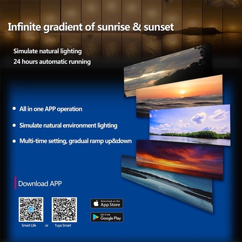 LED Lamp Aquarium Reef Tank Lighting Marine Aquarium LED Light for 72" Aquarium - Picture 9 of 17