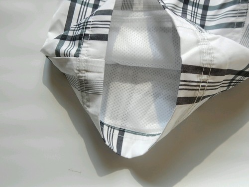 Old navy boys board shorts Medium (8) white grey geometric stripe elastic waist - Picture 3 of 12