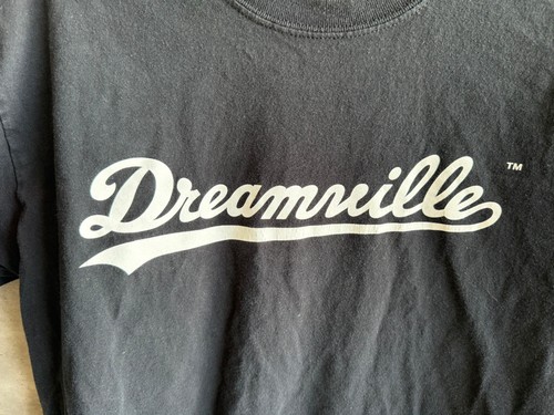 Camiseta clásica de algodón Dreamville Records manga corta negra/blanca talla L - Imagen 2 de 4