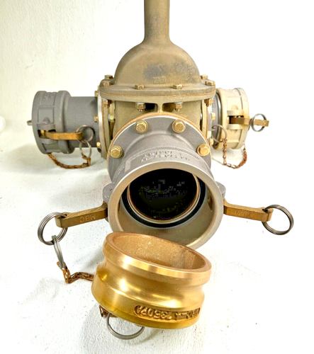 MBC 235-RF 4" Anodized Aluminum TTMA Flanged Tee Style Gate Valve, Camlock Ends - Picture 14 of 14