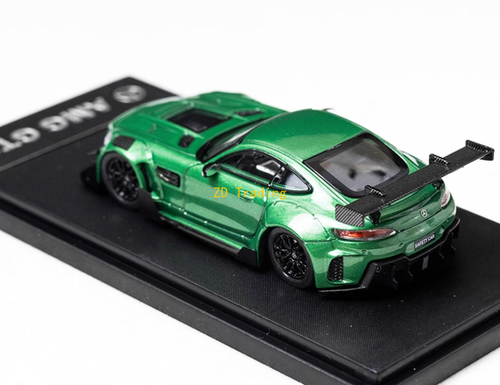 ZD RM 1:64 Green AMG GTS Widebody Racing Sports Model Diecast Metal Car BN - Picture 13 of 13