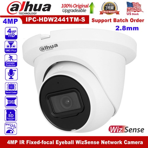 Dahua 64CH 8SATA WizSense Camera System Kit 4MP IPC-HDW2441TM-S NVR5864-EI lot - Picture 29 of 30