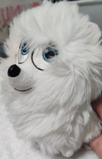 The Secret Life of Pets Gidget White Fluffy Dog Pink Bow 6" Plush by Spin Master