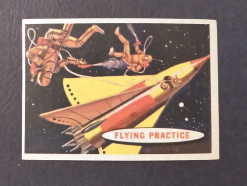 1957 Topps Space Cartes #26 Flying Practice - EX, pas de plis - Photo 1/2