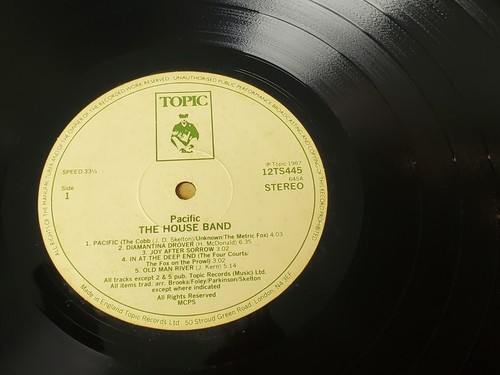 EX The House Band – Pacific (1987) Topic Records – 12TS445 Vinyl, LP, UK - Picture 2 of 3