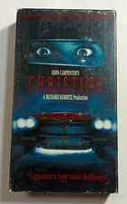 CHRISTINE VHS Video Tape John Carpenter Horror Keith Gordon Stephen King Car