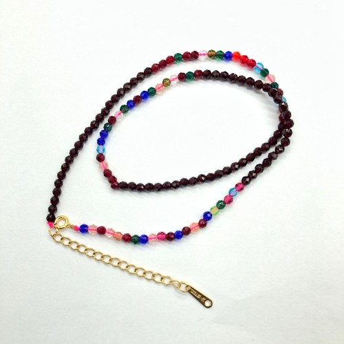 Women Bohemian Crystal Stone Colorful Beads Choker Collars Necklace Jewelry Gift - Picture 4 of 11