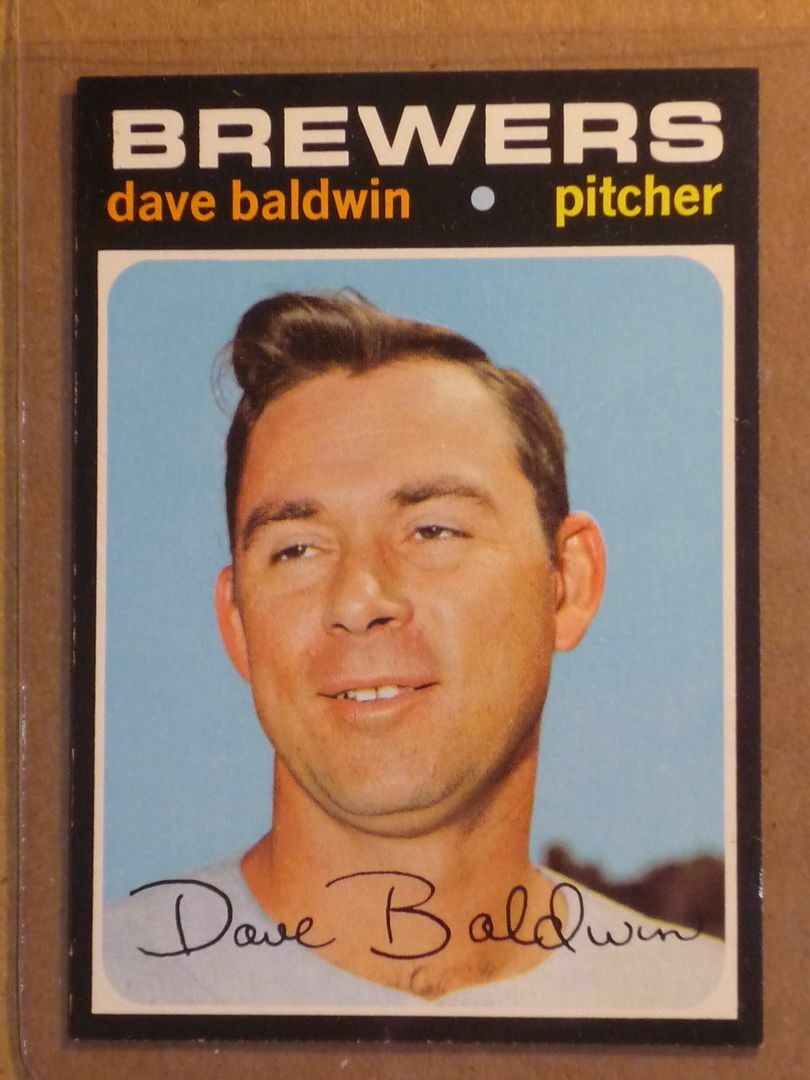 1971 Topps Dave Baldwin #48 Brewers NM/MT (Inv#DR919)