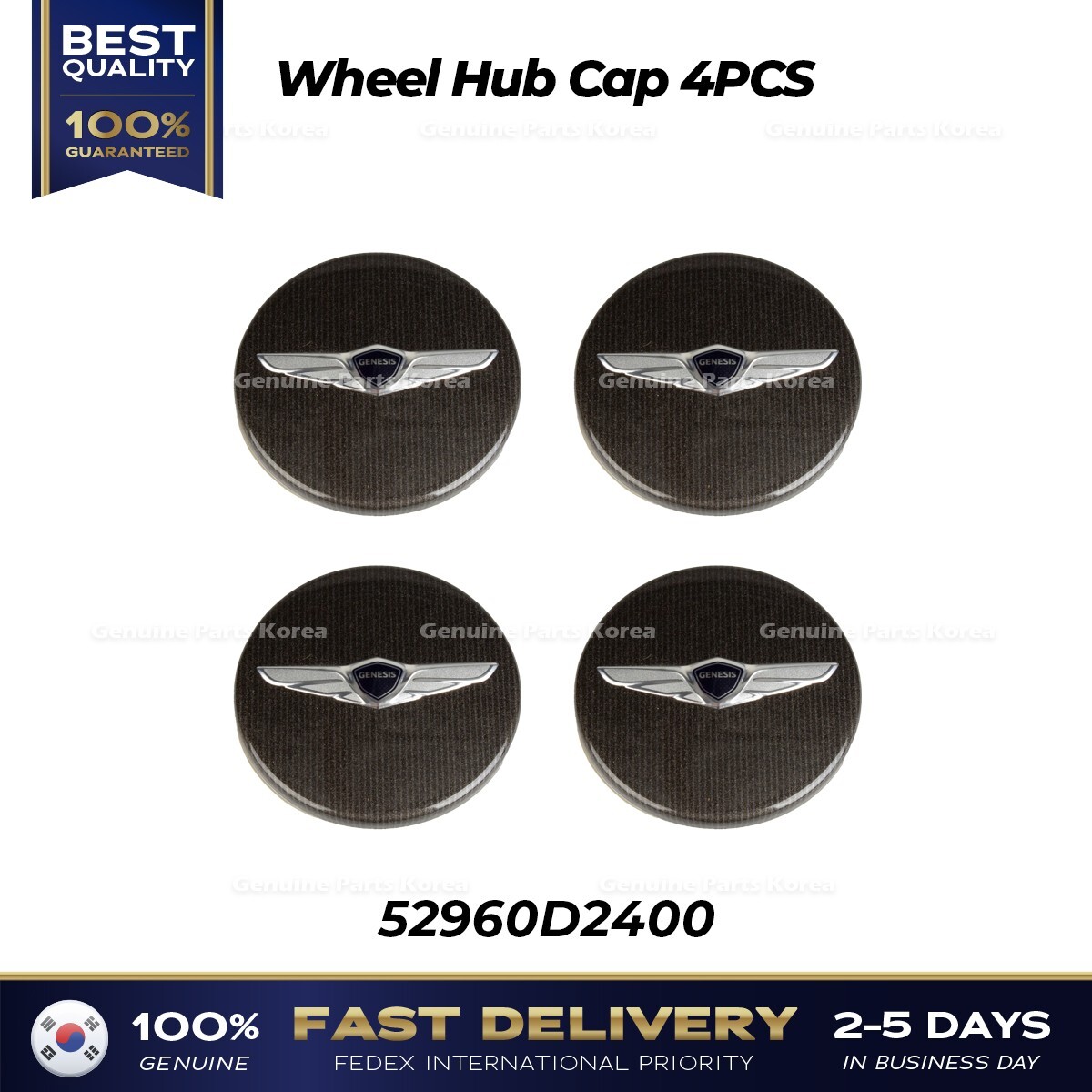 ⭐Genuine⭐ Wheel Hub Cap 4PCS 52960D2400 for Hyundai Genesis | eBay